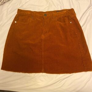 Corduroy Mini Skirt
